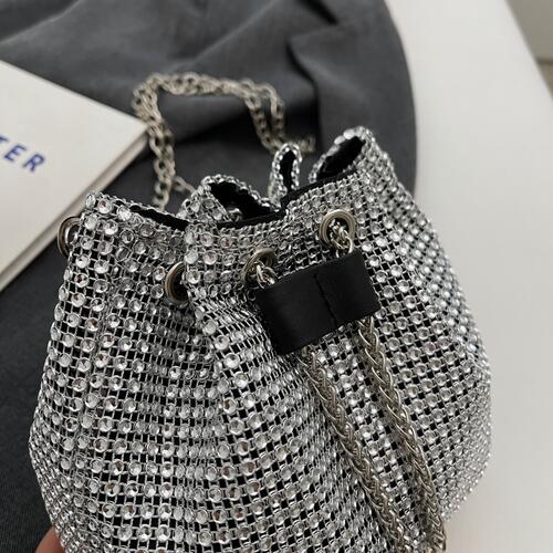 Rhinestone Detail Crossbody Bag